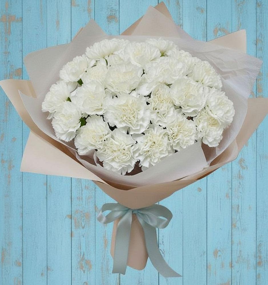 Букет цветов из: Гвоздики в Елово