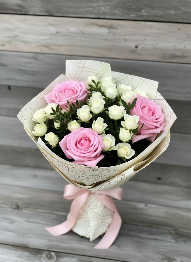 Букет цветов из: Розы в Елово