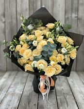 Букет цветов из:  Розы и Лизиантусы в Елово
