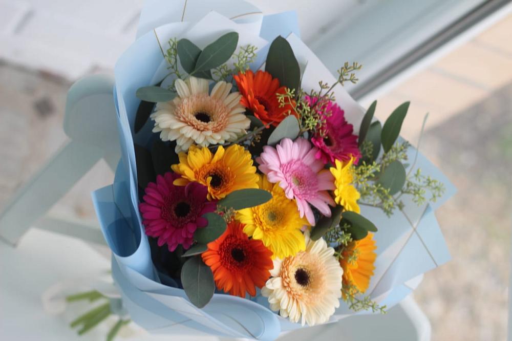 Букет цветов из: Герберы в Елово