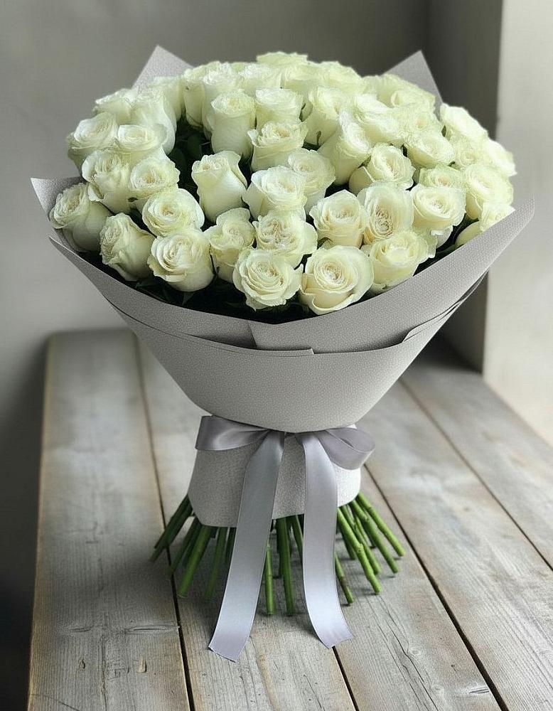Букет 35 Белых роз в Елово
