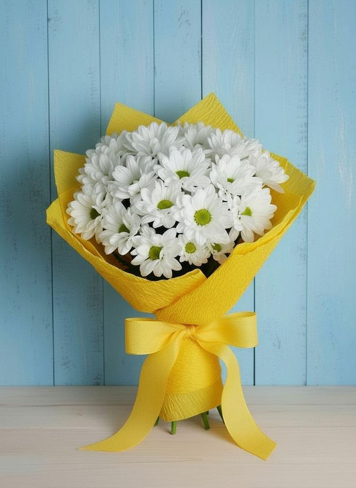 Букет цветов из: Хризантемы в Елово