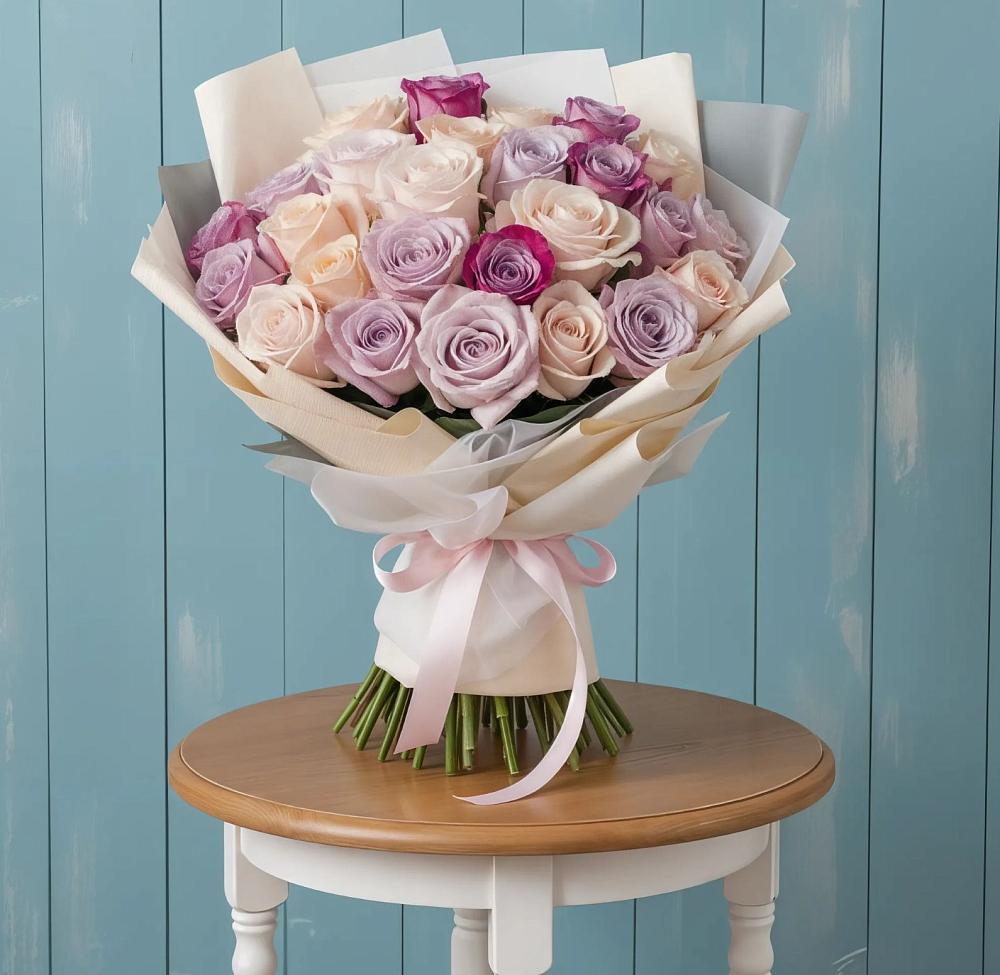 Букет цветов из: Розы в Елово