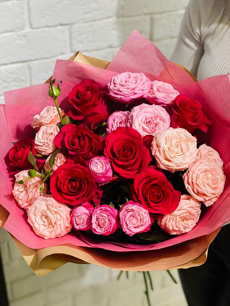 Букет цветов из: Розы в Елово