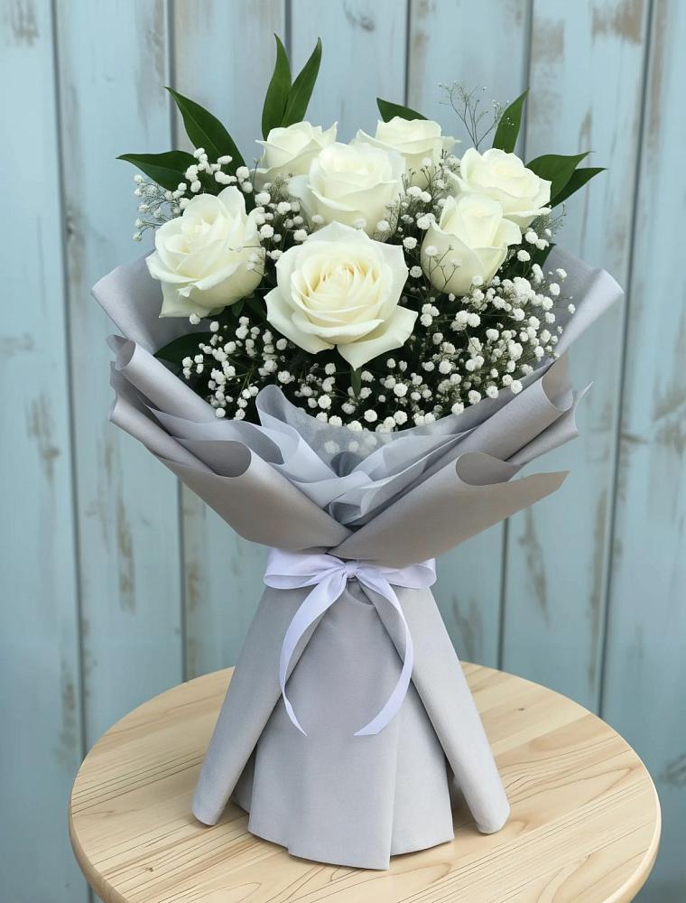 Букет цветов из: Розы в Елово