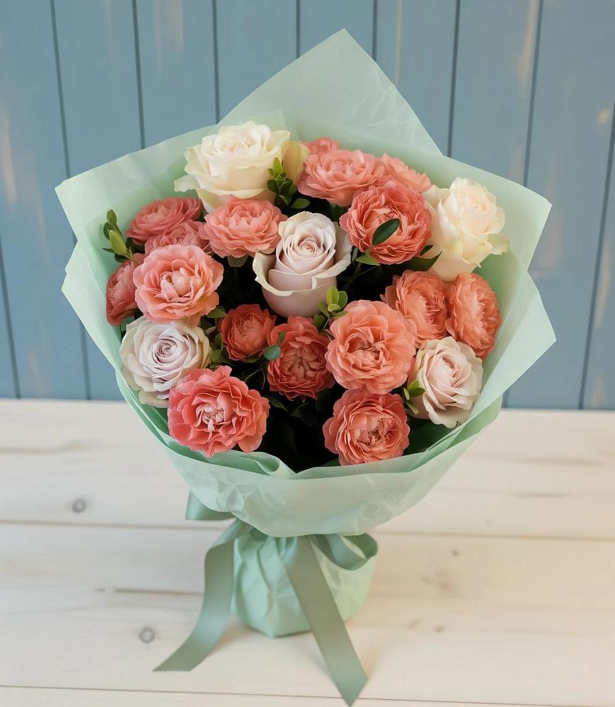 Букет цветов из: Розы в Елово