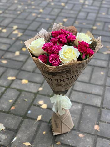 Букет цветов из: Розы в Елово